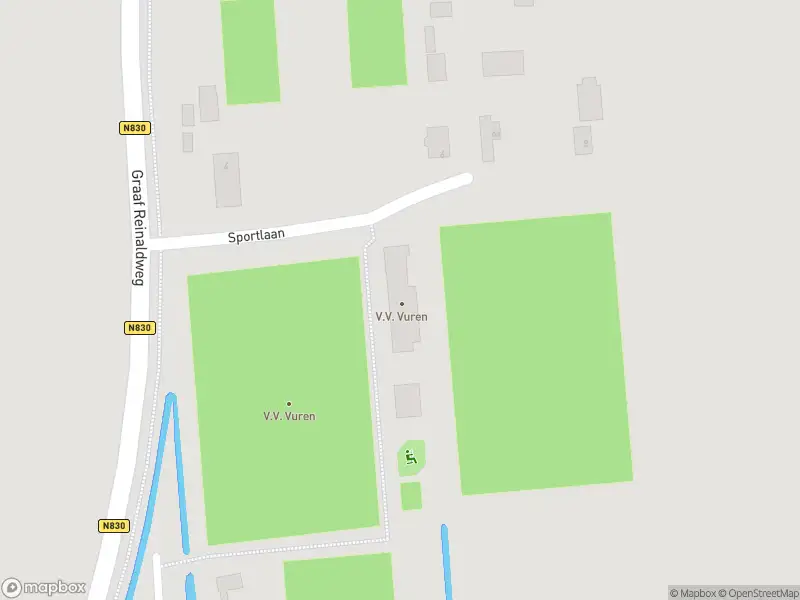 Politie naar de Sportlaan in Vuren vanwege voertuigen te water