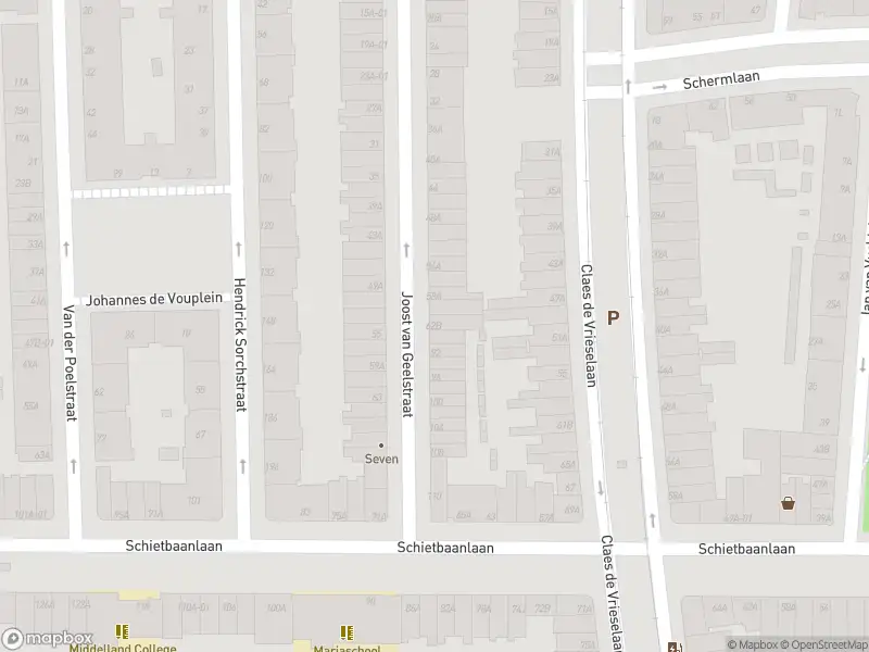 Ambulance met grote spoed naar de Joost van Geelstraat in Rotterdam