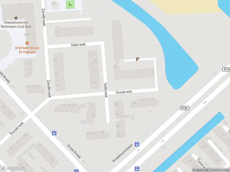 Ambulance naar de Valkreek in Rotterdam