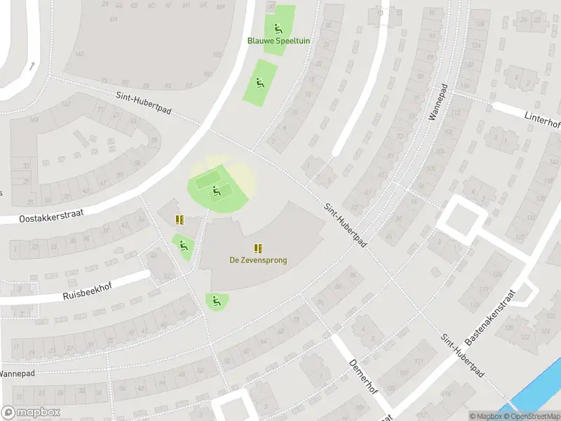 Ambulance met gepaste spoed naar de Sint-Hubertpad in Amsterdam