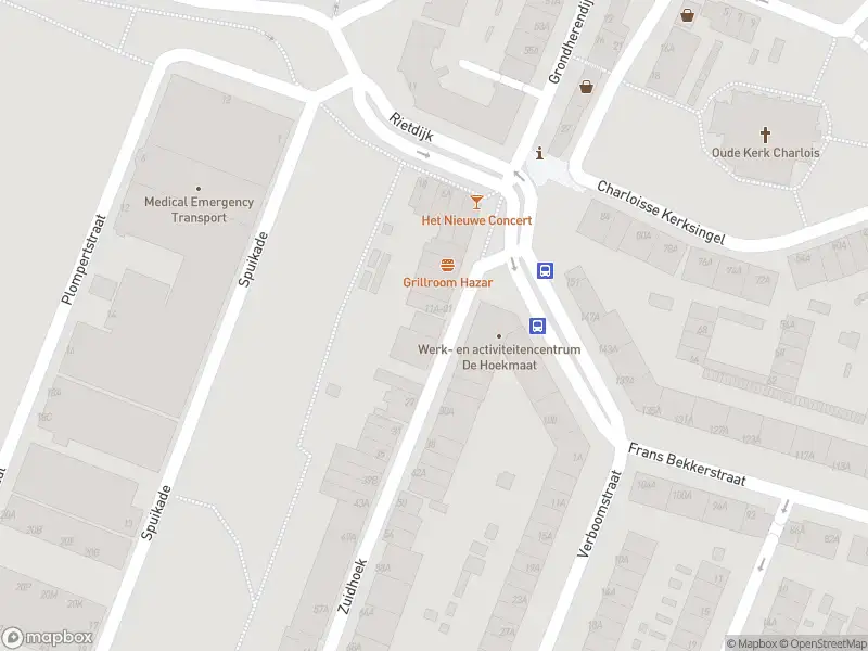 Ambulance met gepaste spoed naar de Zuidhoek in Rotterdam