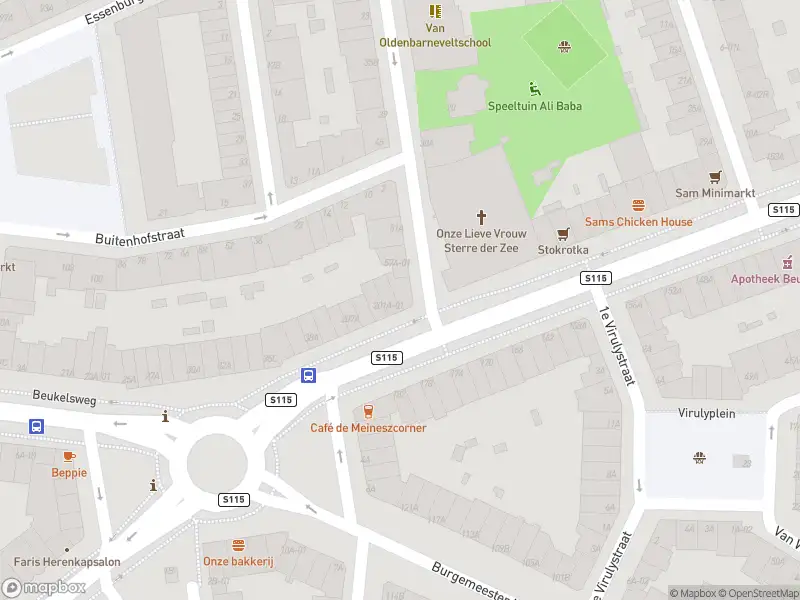 Ambulance met gepaste spoed naar de Beukelsdijk in Rotterdam