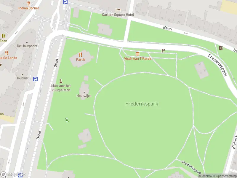 Ambulance met gepaste spoed naar de Frederikspark in Haarlem