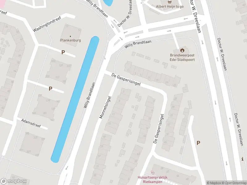 Politie naar de Monnetsingel in Ede vanwege aanrijding met letsel