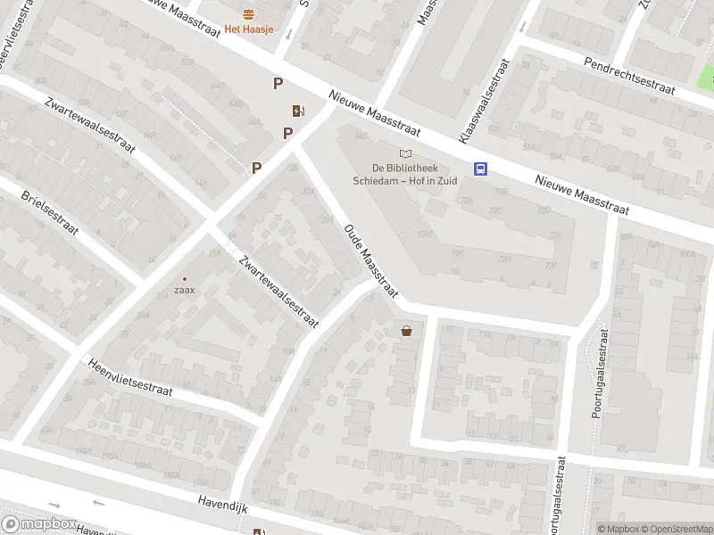 Ambulance met grote spoed naar de Oude Maasstraat in Schiedam