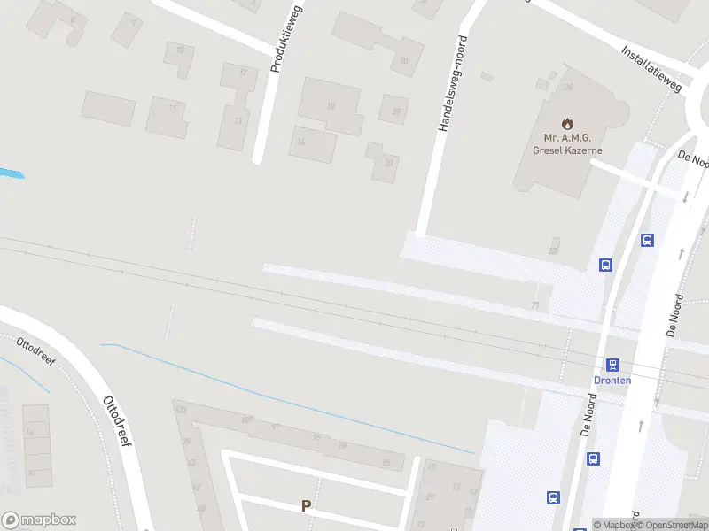 Brandweer met grote spoed naar de Handelsweg-zuid in Dronten vanwege brand