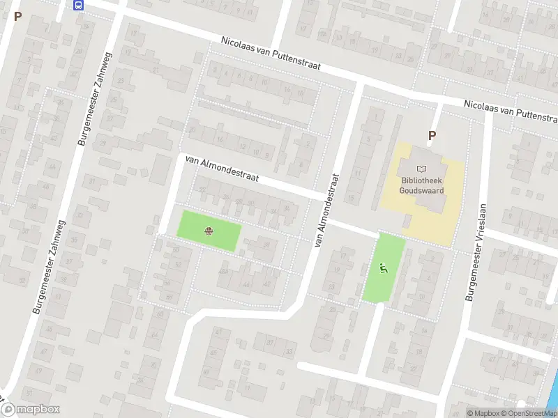 Besteld ambulance vervoer naar de Van Almondestraat in Goudswaard