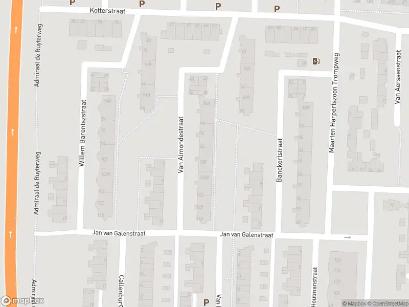 Ambulance met gepaste spoed naar de Van Almondestraat in Dordrecht