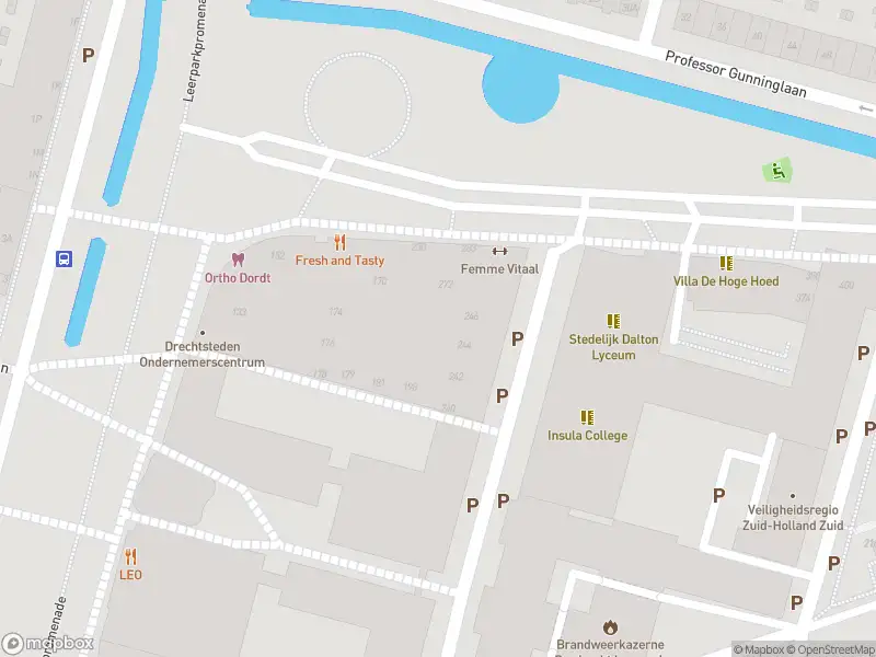 Brandweer met grote spoed naar de Leerparkpromenade in Dordrecht