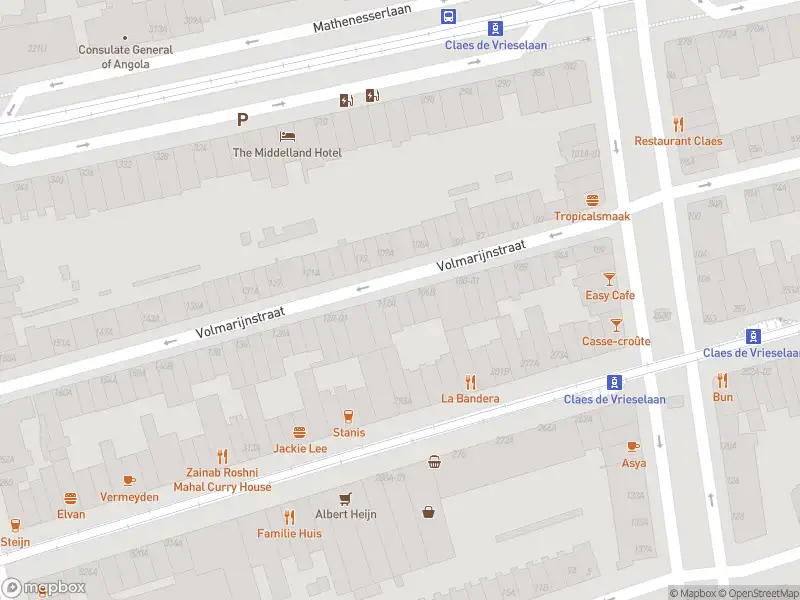 Ambulance met gepaste spoed naar de Volmarijnstraat in Rotterdam