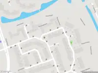 Ambulance met grote spoed naar de Rillandhoeve in Vlaardingen