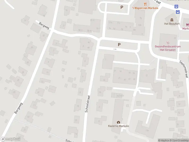 Brandweer met grote spoed naar de Schoolstraat in Markelo vanwege gebouwbrand