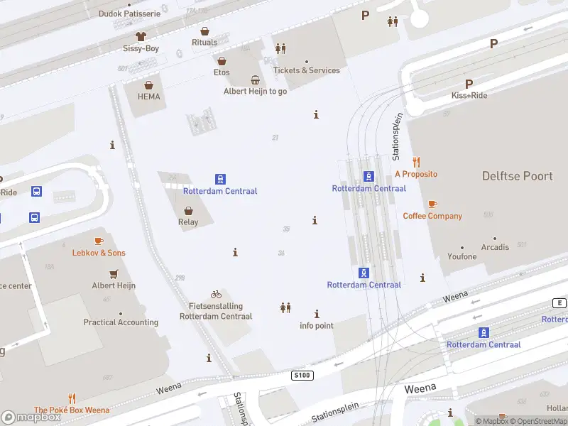 Besteld ambulance vervoer naar de Stationsplein in Rotterdam