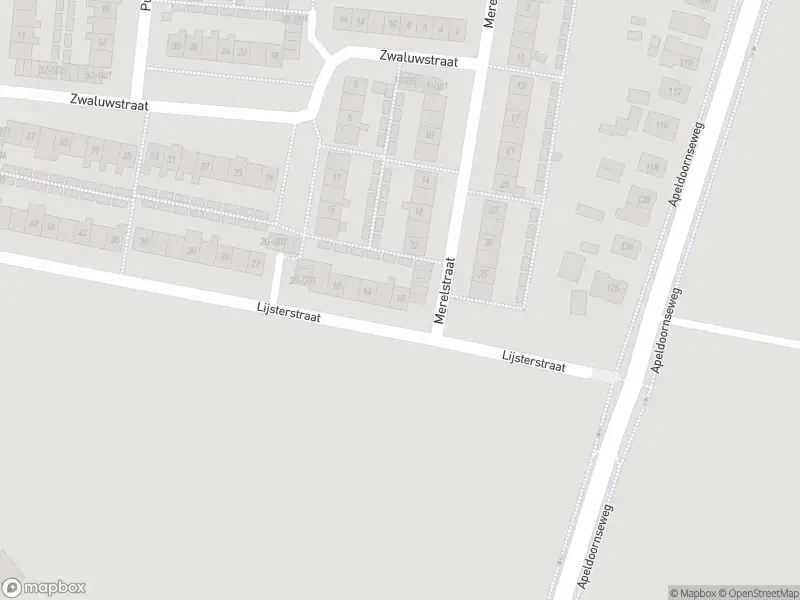 Politie naar de Lijsterstraat in Vaassen vanwege aanrijding met letsel