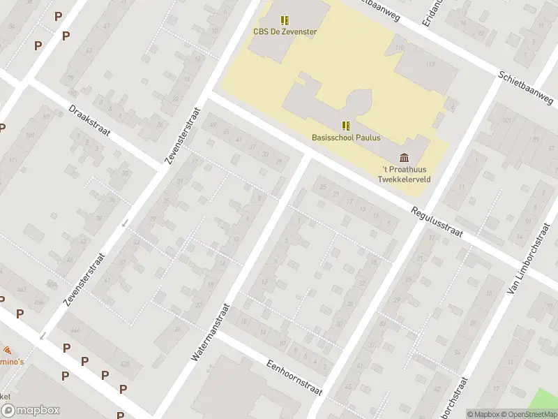 Brandweer met grote spoed naar de Watermanstraat in Enschede vanwege gebouwbrand