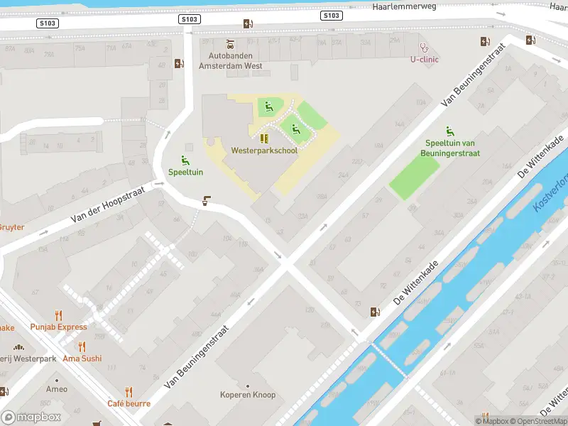 Ambulance met grote spoed naar de Van der Duijnstraat in Amsterdam