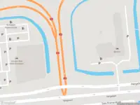 Politie naar de Hargalaan in Schiedam