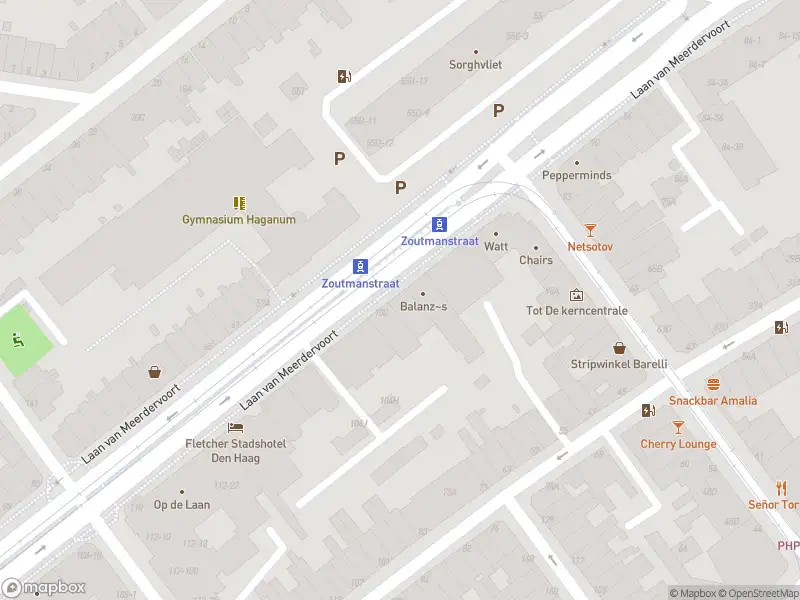 Ambulance met grote spoed naar de Laan van Meerdervoort in 's-Gravenhage