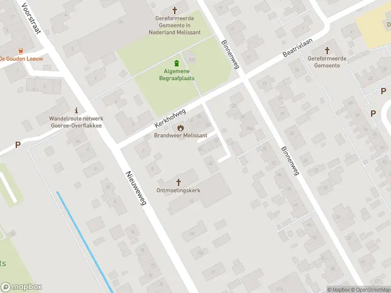 Brandweer met normale urgentie naar de Kerkhofweg in Melissant