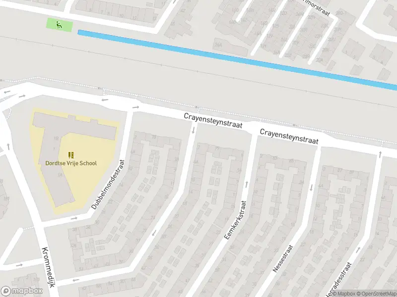 Ambulance met gepaste spoed naar de Giessenmondestraat in Dordrecht