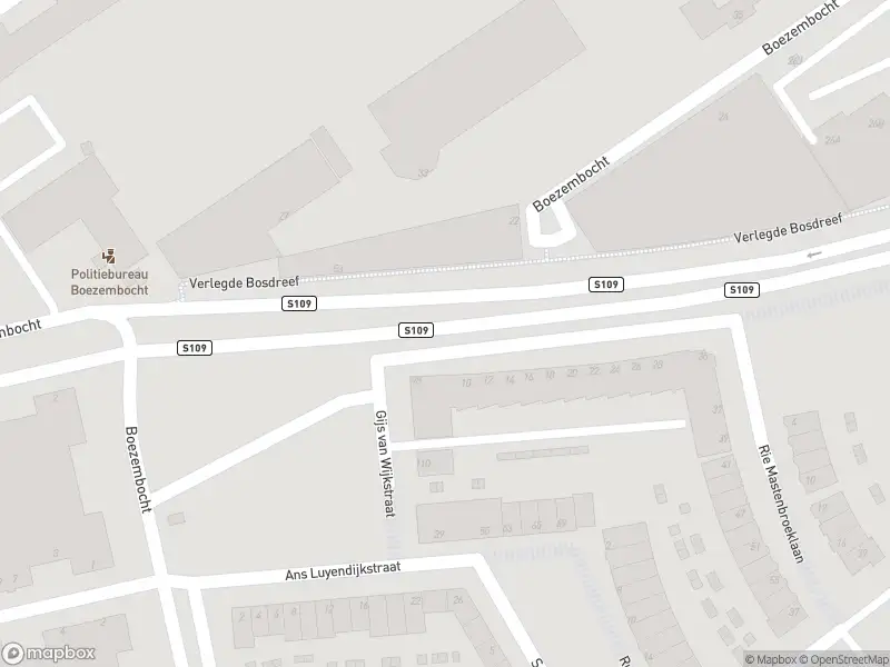 Ambulance met gepaste spoed naar de Boezembocht in Rotterdam