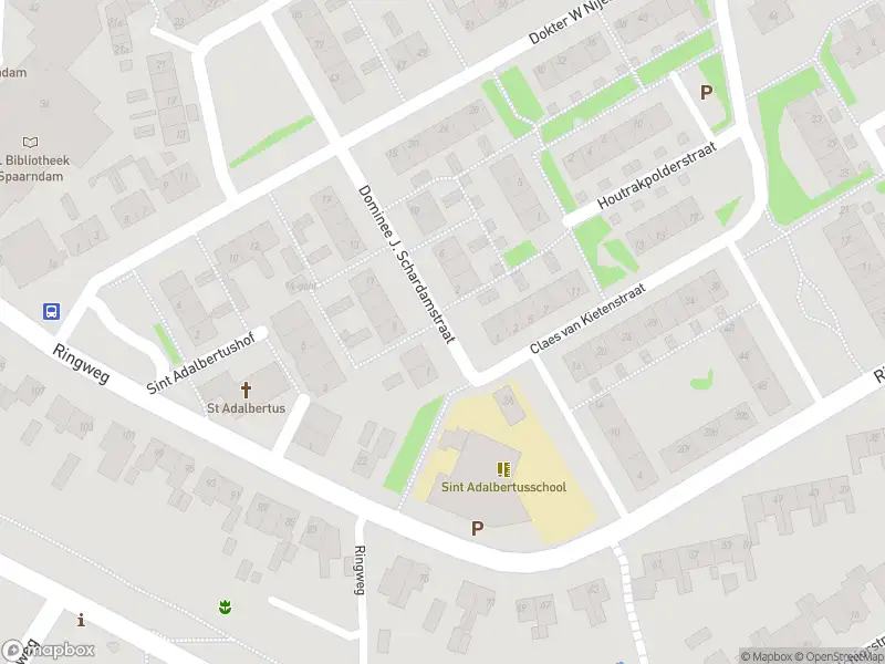 Ambulance met grote spoed naar de Ds J Schardamstraat in Spaarndam