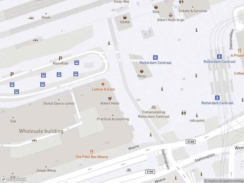 Besteld ambulance vervoer naar de Stationsplein in Rotterdam