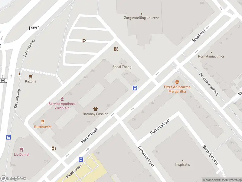 Besteld ambulance vervoer naar de Motorstraat in Rotterdam