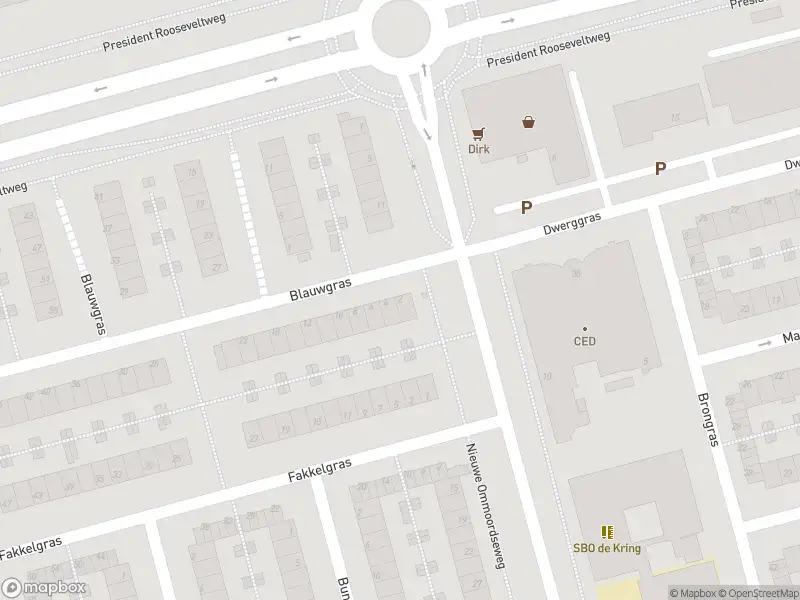 Ambulance met grote spoed naar de Blauwgras in Rotterdam