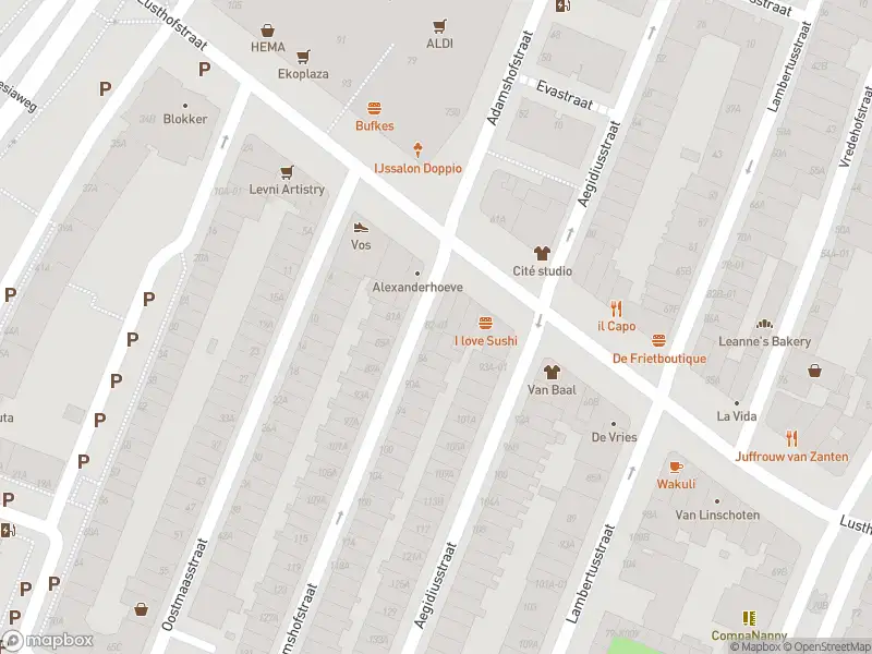 Ambulance met grote spoed naar de Adamshofstraat in Rotterdam