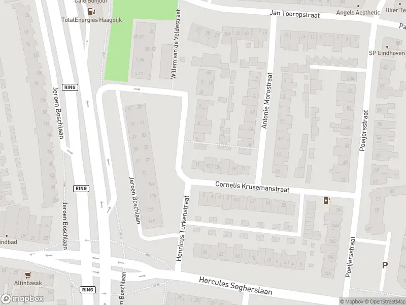 Brandweer met grote spoed naar de Cornelis Krusemanstraat in Eindhoven vanwege reanimatie