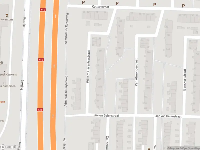 Ambulance met gepaste spoed naar de Willem Barentszstraat in Dordrecht