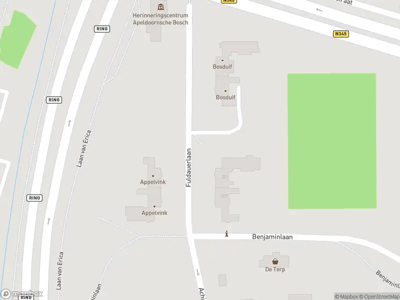 Ambulance en brandweer met grote spoed naar de Fuldauerlaan in Apeldoorn vanwege grote brand