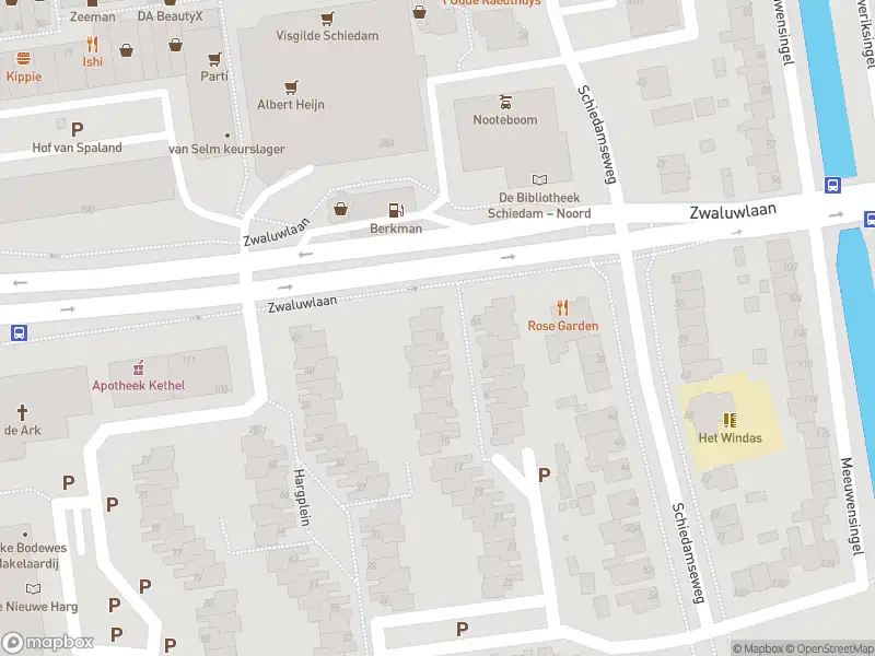 Ambulance met gepaste spoed naar de Hargplein in Schiedam