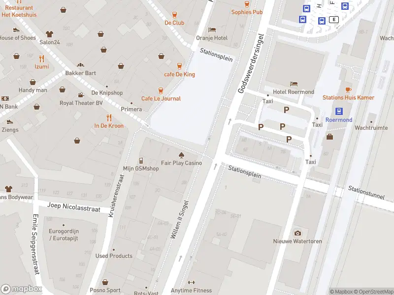 Politie naar de Stationsplein in Roermond