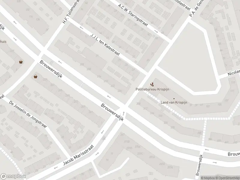 Ambulance met gepaste spoed naar de Brouwersdijk in Dordrecht