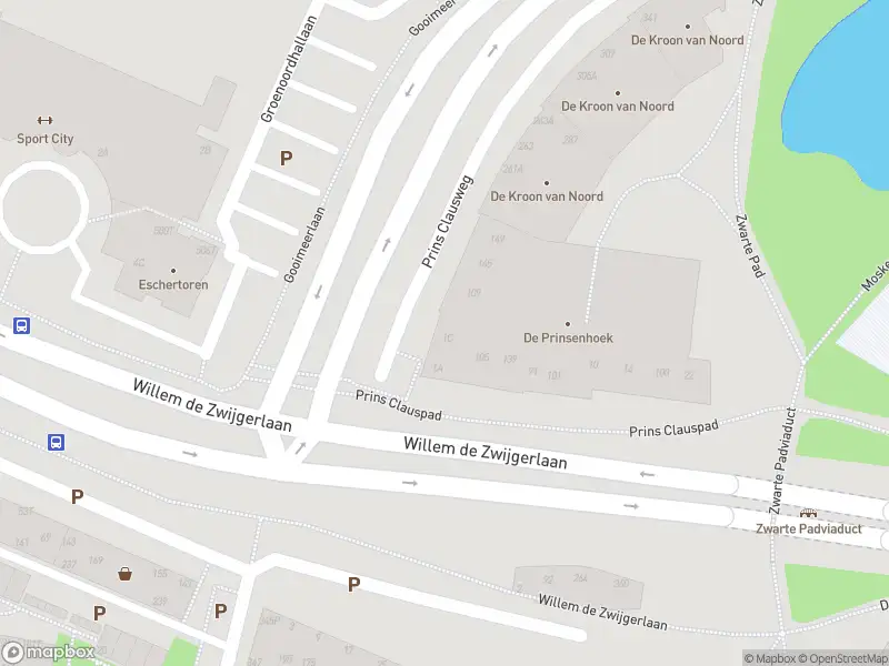 Ambulance met gepaste spoed naar de Prins Clausweg in Leiden