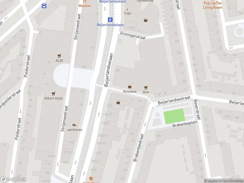 Brandweer met grote spoed naar de Beijerlandse Passage in Rotterdam