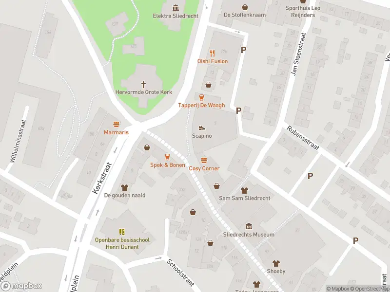 Ambulance met grote spoed naar de Kerkbuurt in Sliedrecht