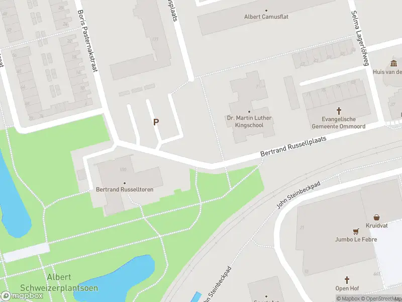 Ambulance met gepaste spoed naar de Bertrand Russellplaats in Rotterdam