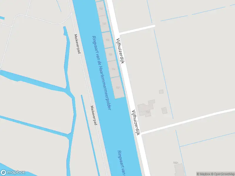 Ambulance naar de Ringvaart-Vijfhuizerdijk in Vijfhuizen