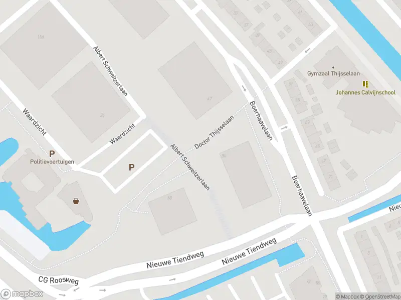 Ambulance met grote spoed naar de Dr. Thijsselaan in Krimpen aan den IJssel