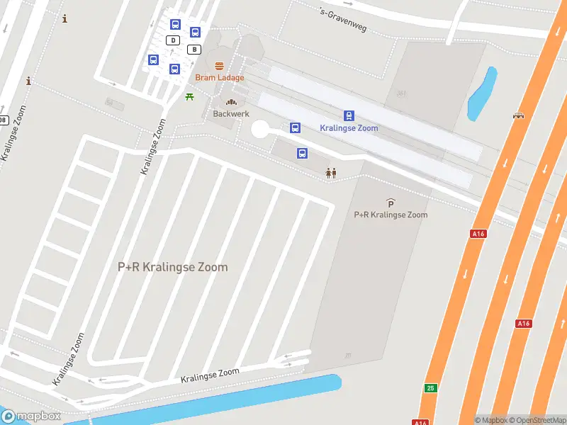 Ambulance met grote spoed naar de Kralingse Zoom in Rotterdam