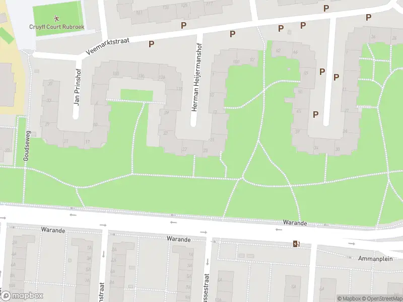 Ambulance met gepaste spoed naar de Herman Heijermanshof in Rotterdam