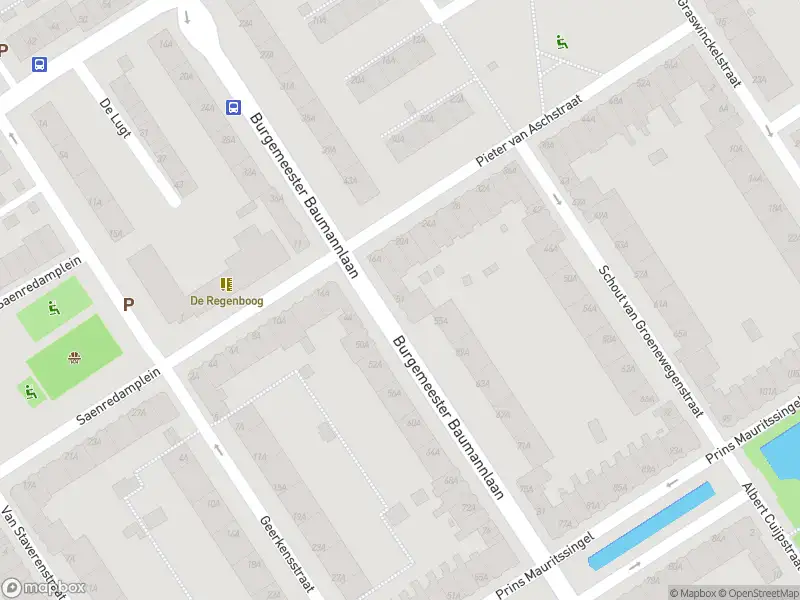 Ambulance met grote spoed naar de Burgemeester Baumannlaan in Rotterdam