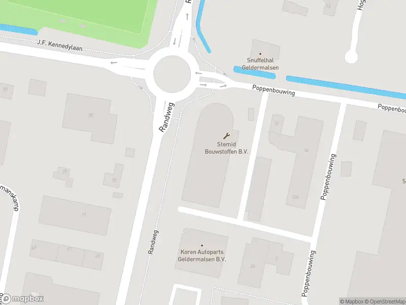 Brandweer met gepaste spoed naar de Randweg in Geldermalsen vanwege waarnemen gaslucht