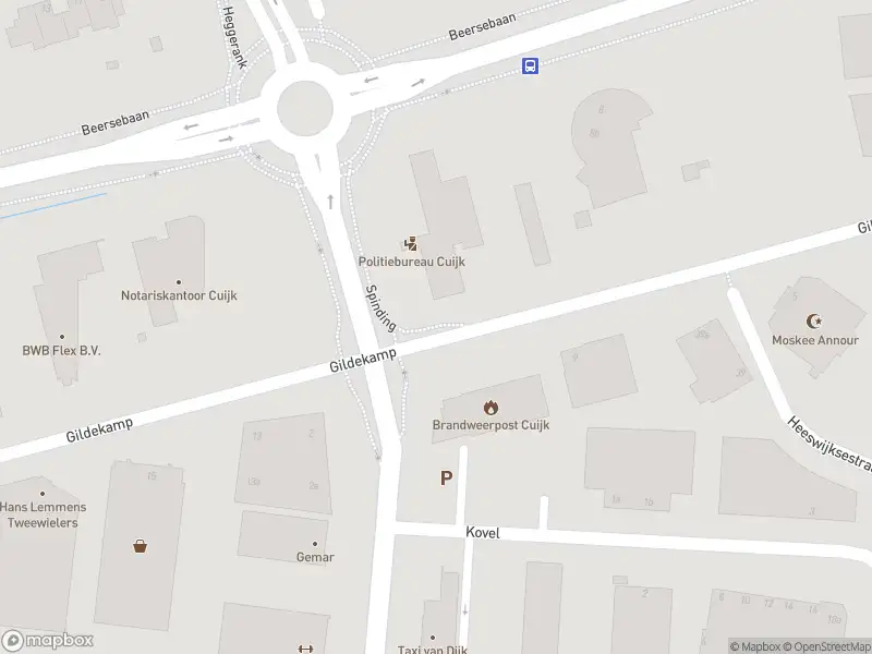 Brandweer met grote spoed naar de Gildekamp in Cuijk