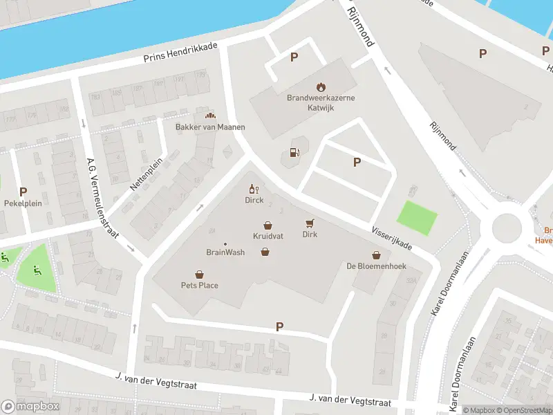 Ambulance met grote spoed naar de Visserijkade in Katwijk