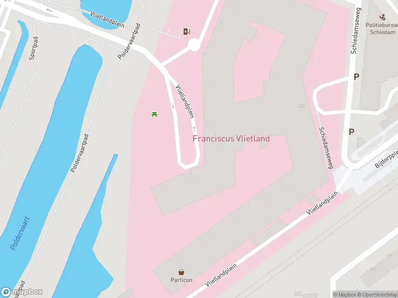 Ambulance met grote spoed naar de Vlietlandplein in Schiedam