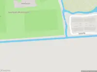 Brandweer met gepaste spoed naar de Burchtstraat in Middelstum